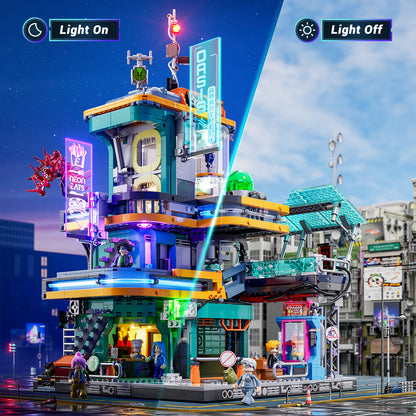 Funwhole Cyberpunk Apartment Villa Klemmbausteine Set - F9042