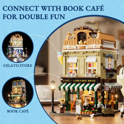 Funwhole Gelato Store Eisdiele Klemmbausteine Set - F9078