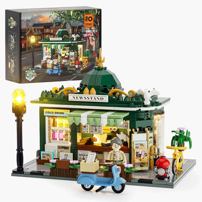 Funwhole F9023 Newsstand Klemmbaustein-Set mit Originalverpackung