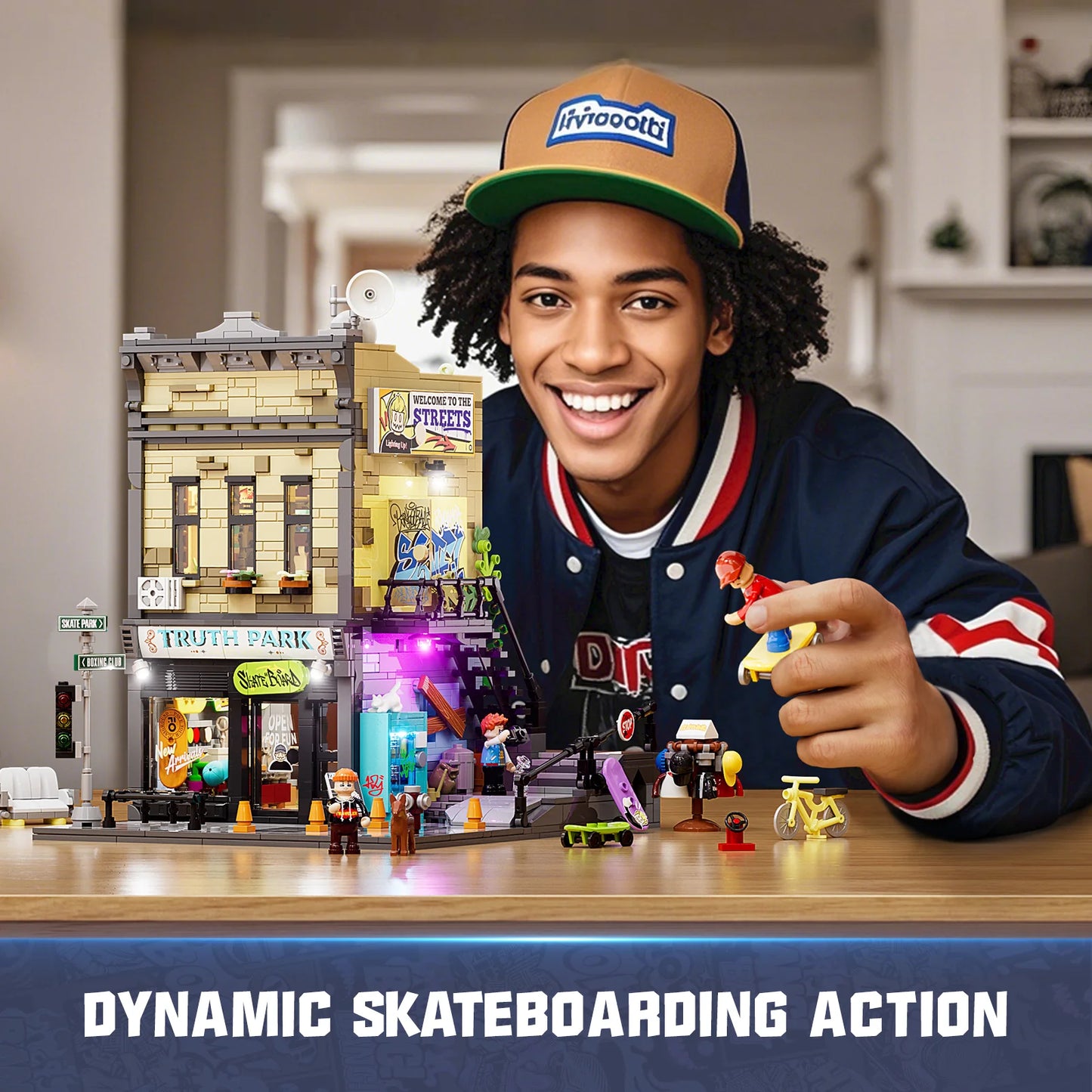 Funwhole Skate Shop Klemmbausteine Set - F9051