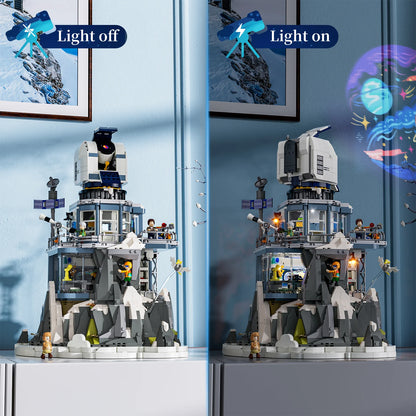 Lumibricks Alpine Observatory Sternwarte mit Projektor Klemmbausteine Set - L9091