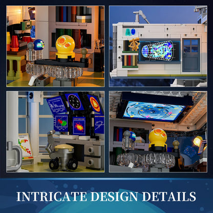Lumibricks Alpine Observatory Sternwarte mit Projektor Klemmbausteine Set - L9091