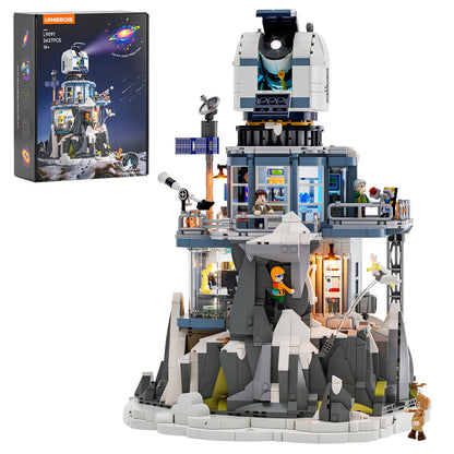 Lumibricks Alpine Observatory Sternwarte mit Projektor Klemmbausteine Set - L9091