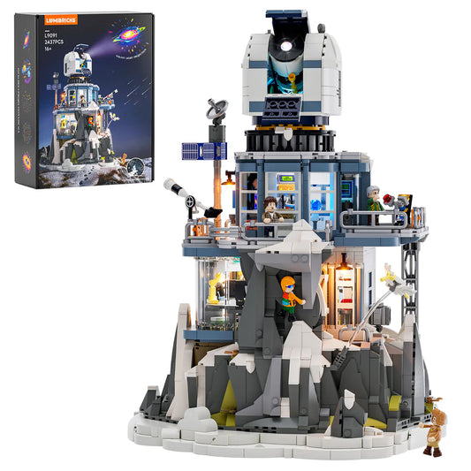 Lumibricks Alpine Observatory Sternwarte mit Projektor Klemmbausteine Set - L9091