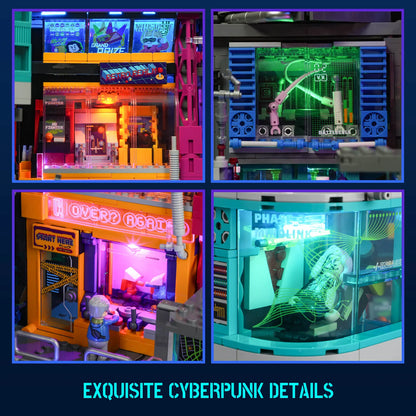 Lumibricks Cyberpunk Game Stack Spielhalle Klemmbausteine Set - L9095