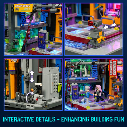 Lumibricks Cyberpunk Game Stack Spielhalle Klemmbausteine Set - L9095