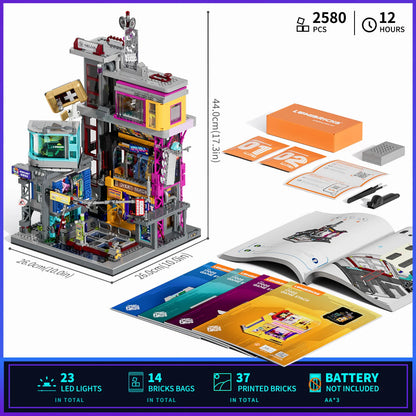 Lumibricks Cyberpunk Game Stack Spielhalle Klemmbausteine Set - L9095