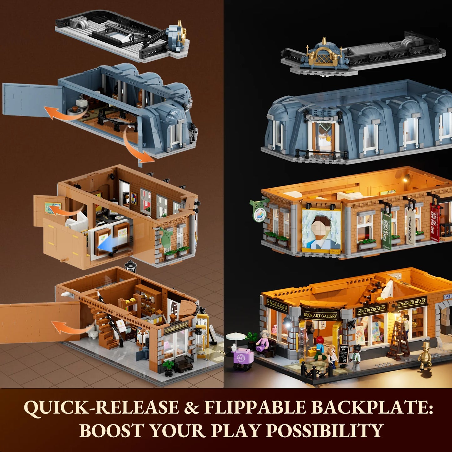Lumibricks Brick Art Gallery Klemmbausteine Set - L9085
