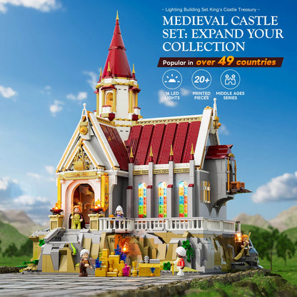 Lumibricks King's Castle Treasury Mittelalter Klemmbausteine Set - L9105