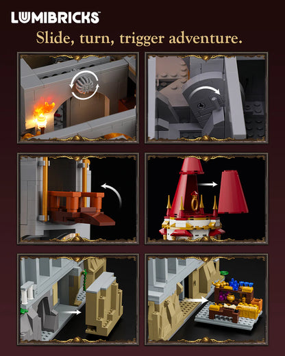 Lumibricks King's Castle Treasury Mittelalter Klemmbausteine Set - L9105