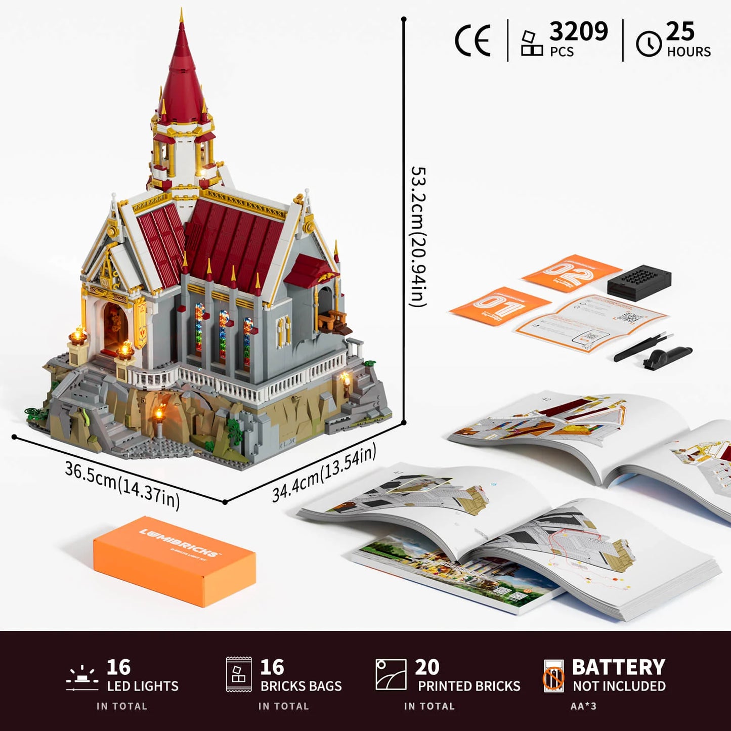 Lumibricks King's Castle Treasury Mittelalter Klemmbausteine Set - L9105