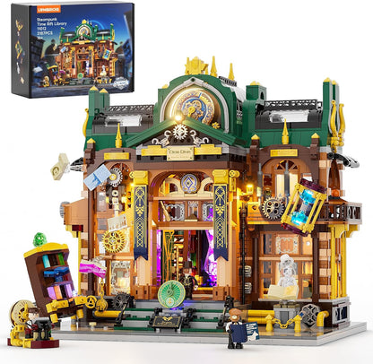 Lumibricks Steampunk Time Rift Library Klemmbausteine Set - 11012