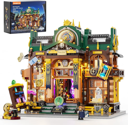 Lumibricks Steampunk Time Rift Library Klemmbausteine Set - 11012