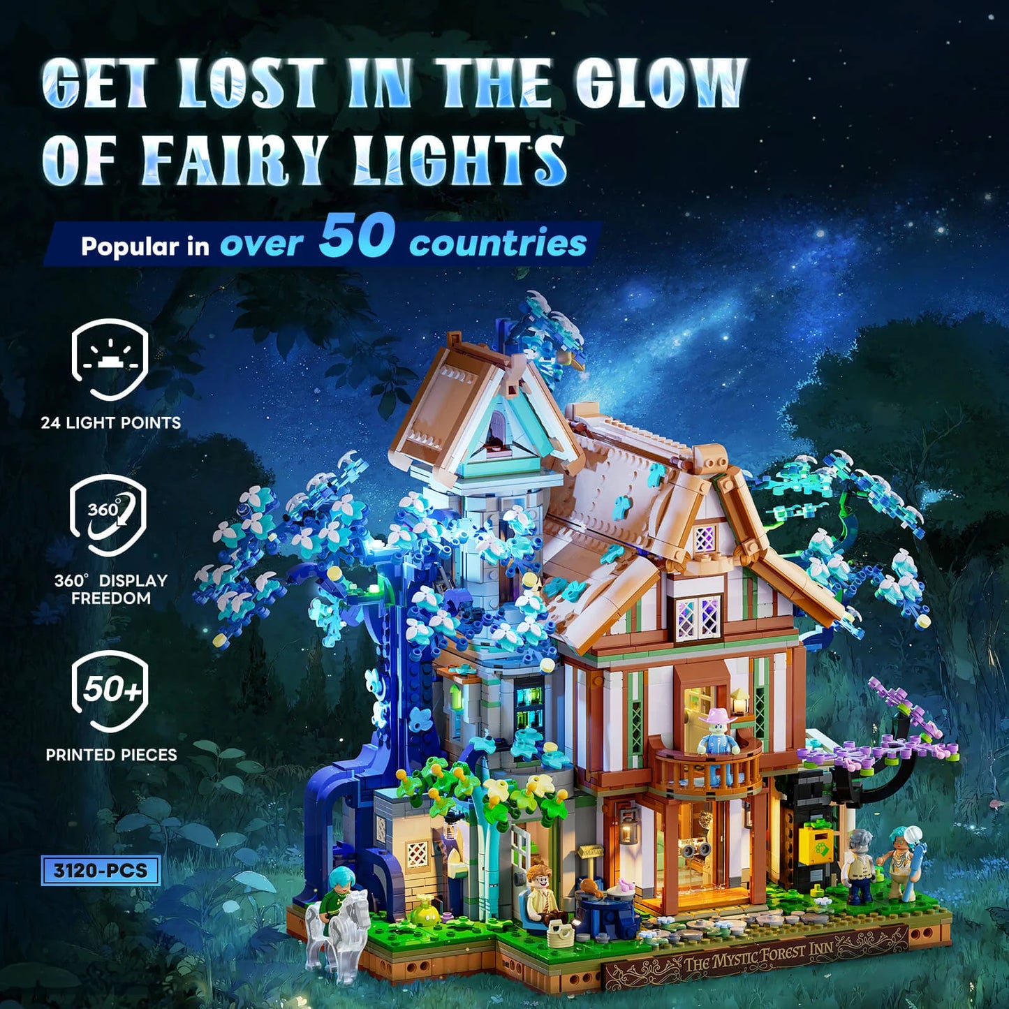 Lumibricks Sylvan Inn Gasthof Klemmbausteine Set - 20006