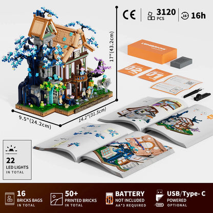 Lumibricks Sylvan Inn Gasthof Klemmbausteine Set - 20006
