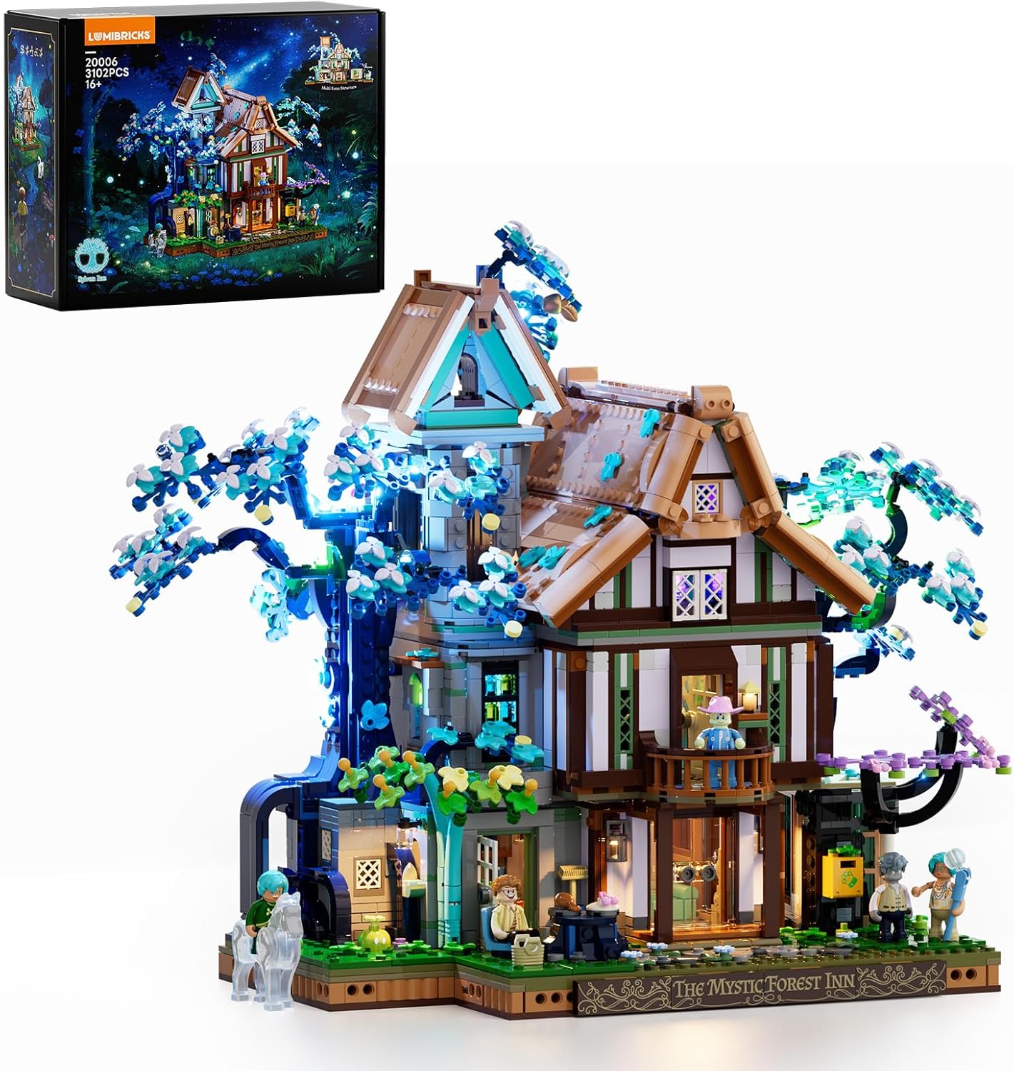 Lumibricks Sylvan Inn Gasthof Klemmbausteine Set - 20006