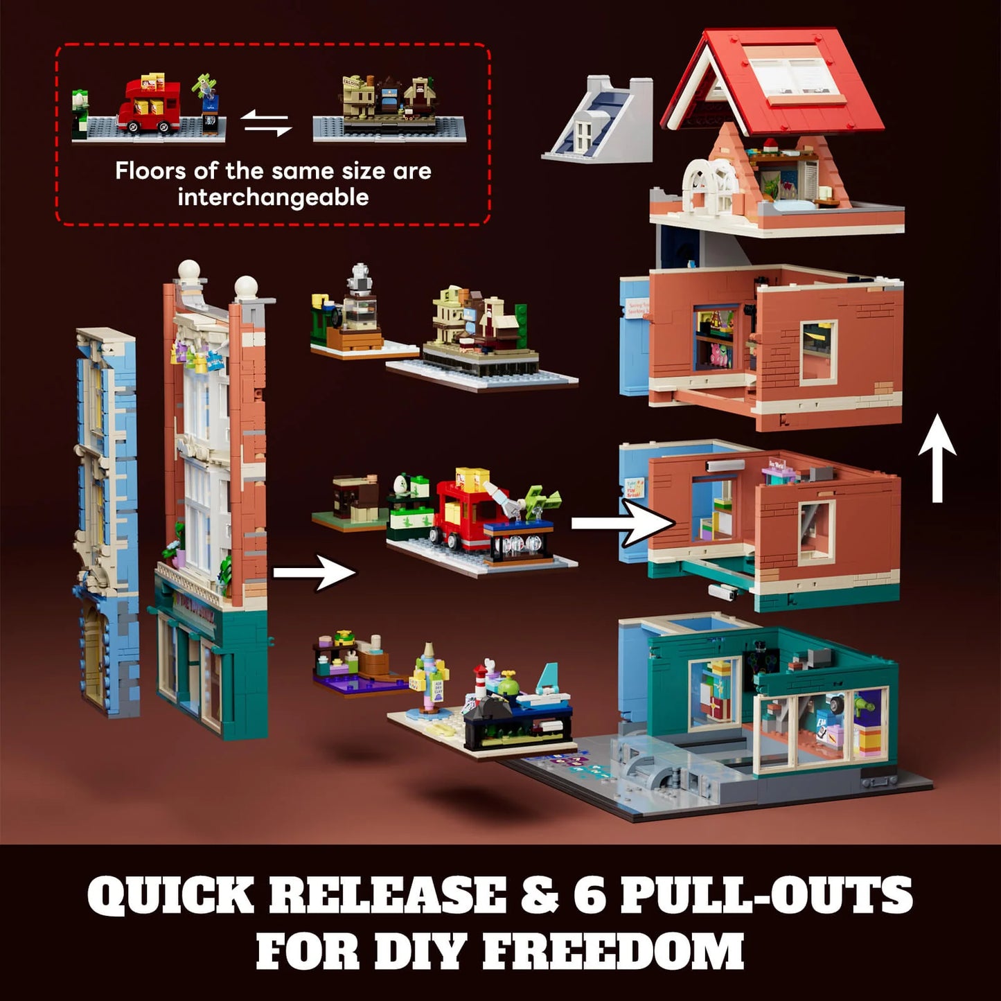Lumibricks Toy Store Spielzeugladen Klemmbausteine Set - L9100