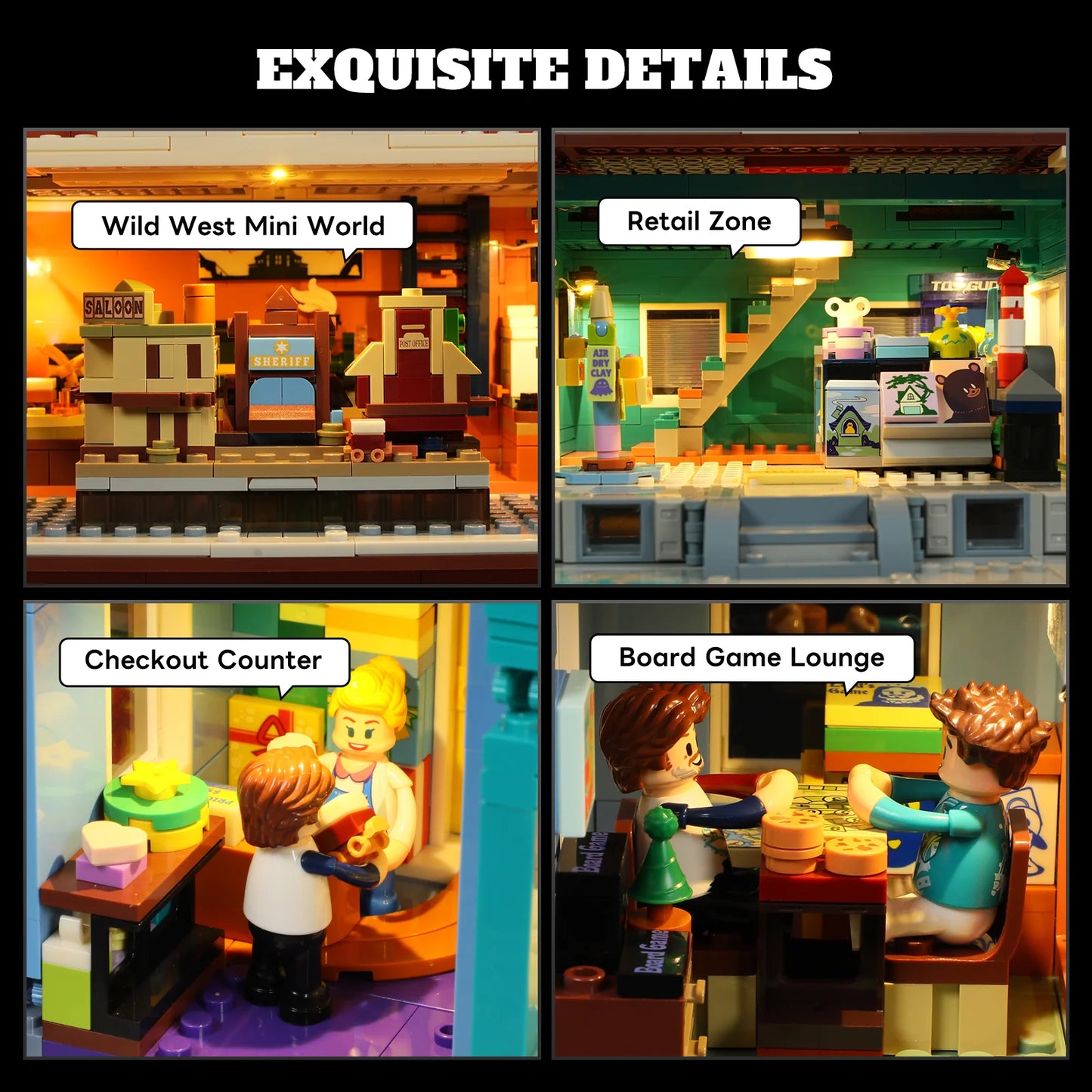 Lumibricks Toy Store Spielzeugladen Klemmbausteine Set - L9100