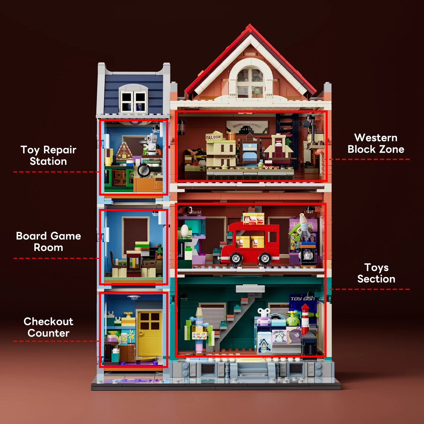 Lumibricks Toy Store Spielzeugladen Klemmbausteine Set - L9100