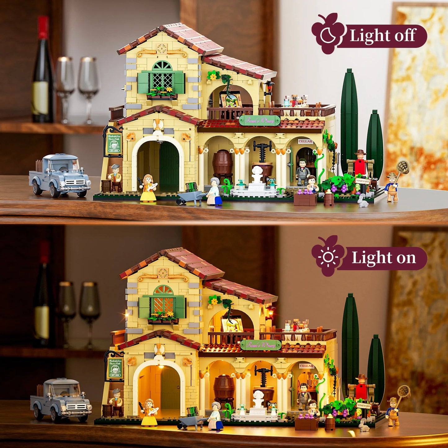 Lumibricks Weingut Vineyard Estate Klemmbausteine Set - L9086