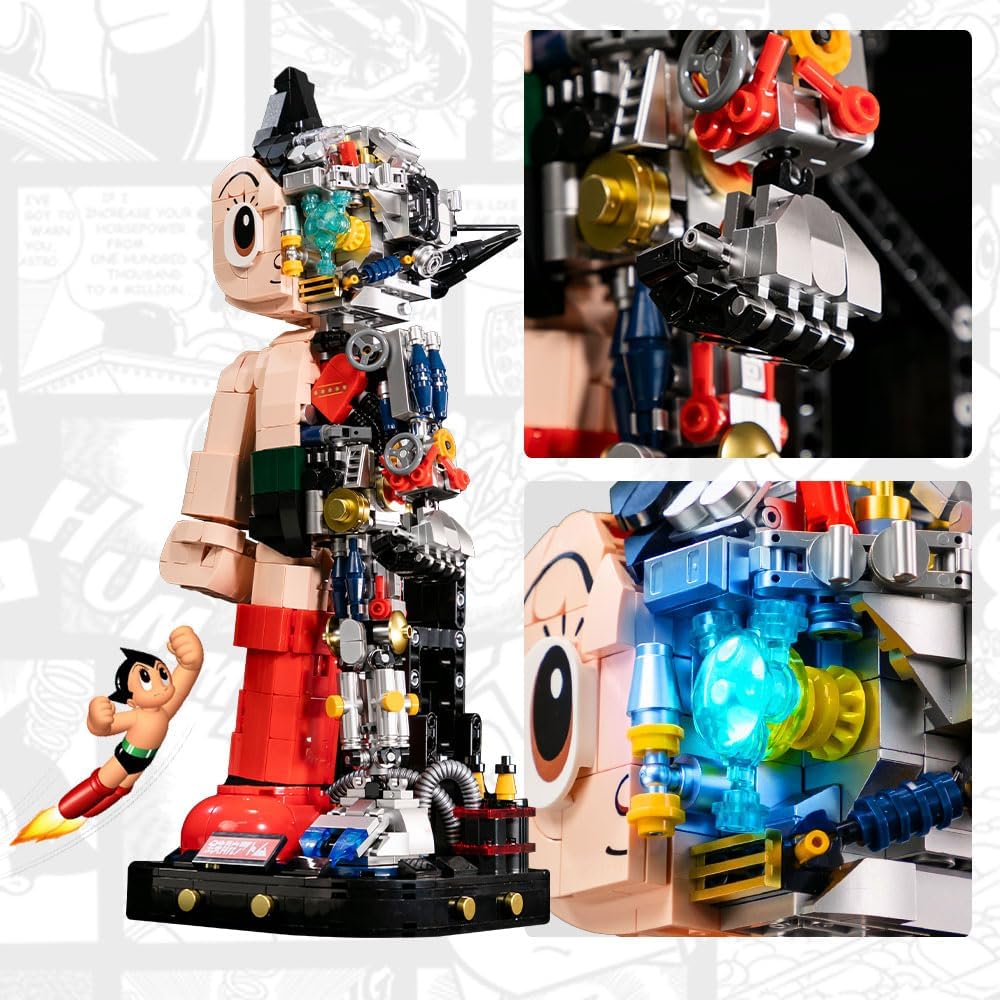 Pantasy Astro Boy Mechanical Clear Version Klemmbausteine Set - 86203