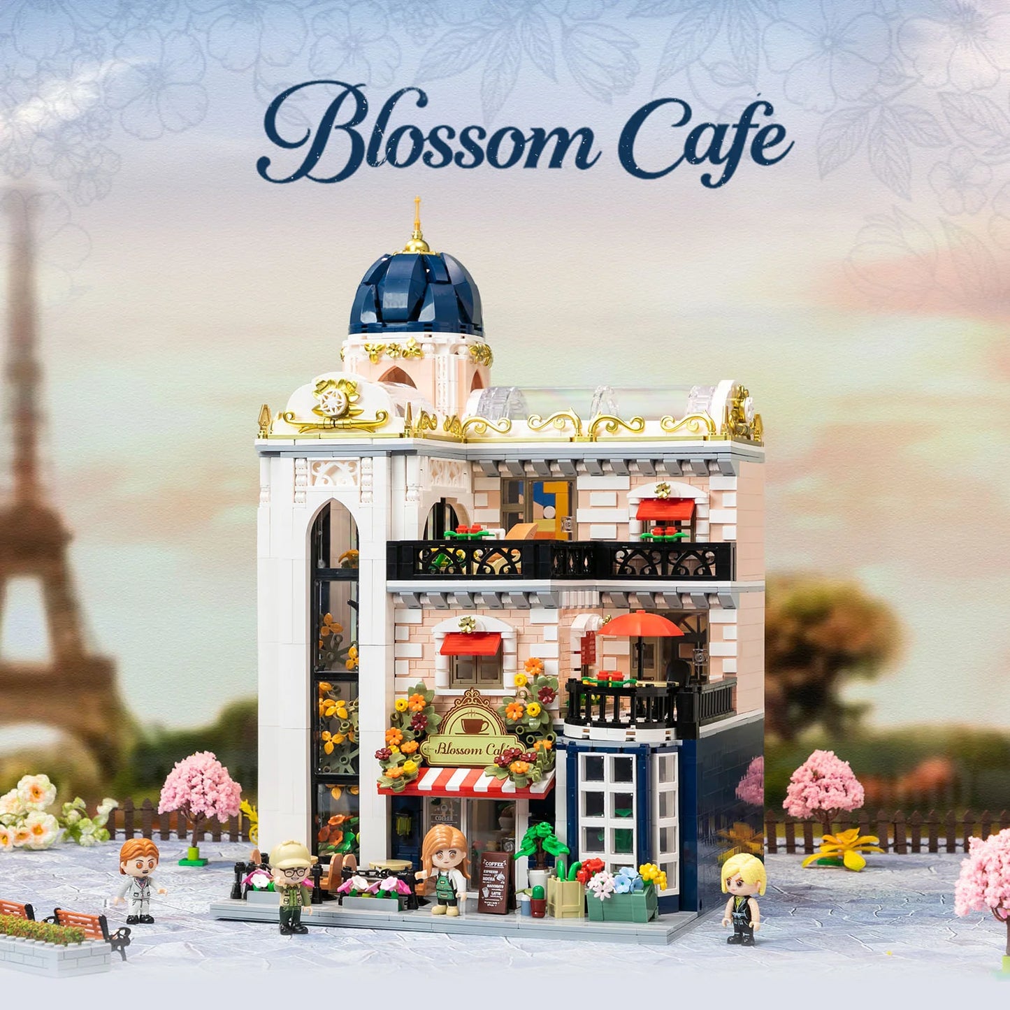 Pantasy Blossom Café Klemmbausteine Set - 85032
