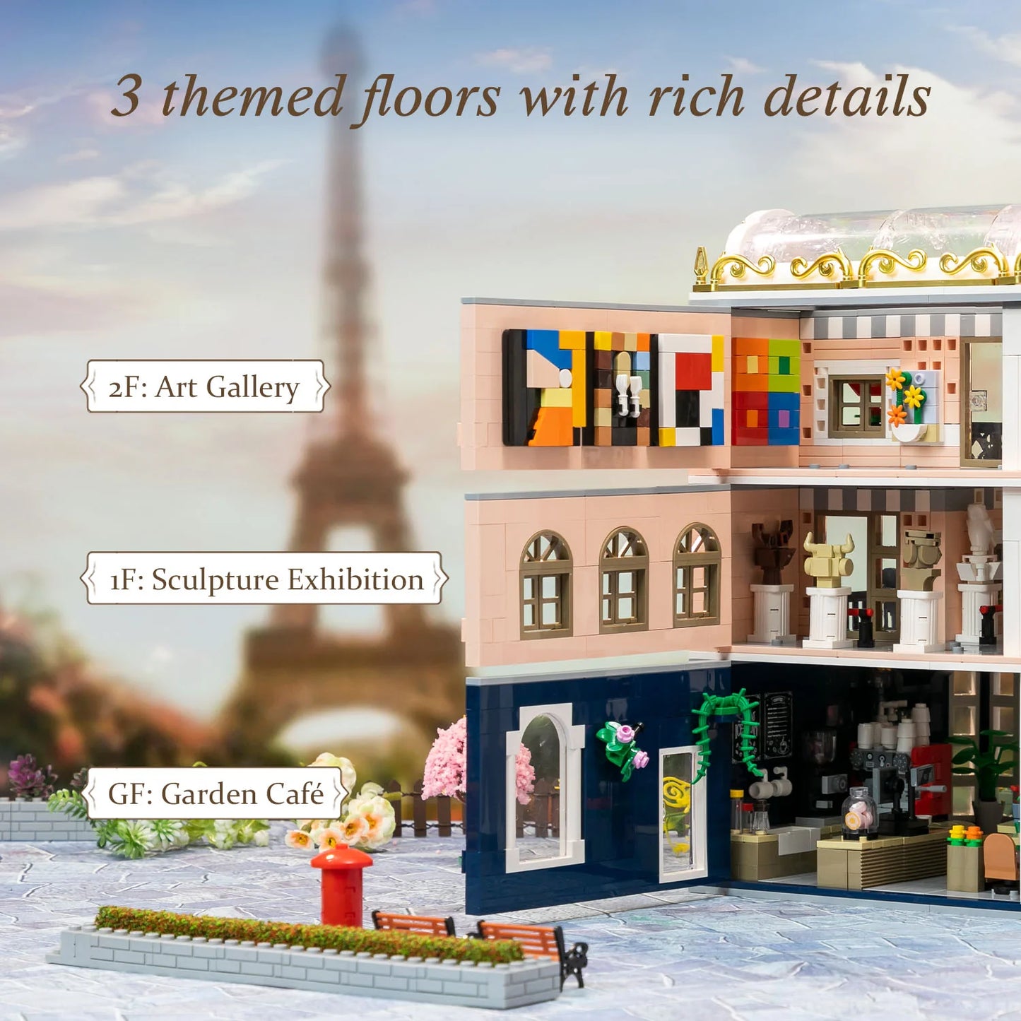 Pantasy Blossom Café Klemmbausteine Set - 85032