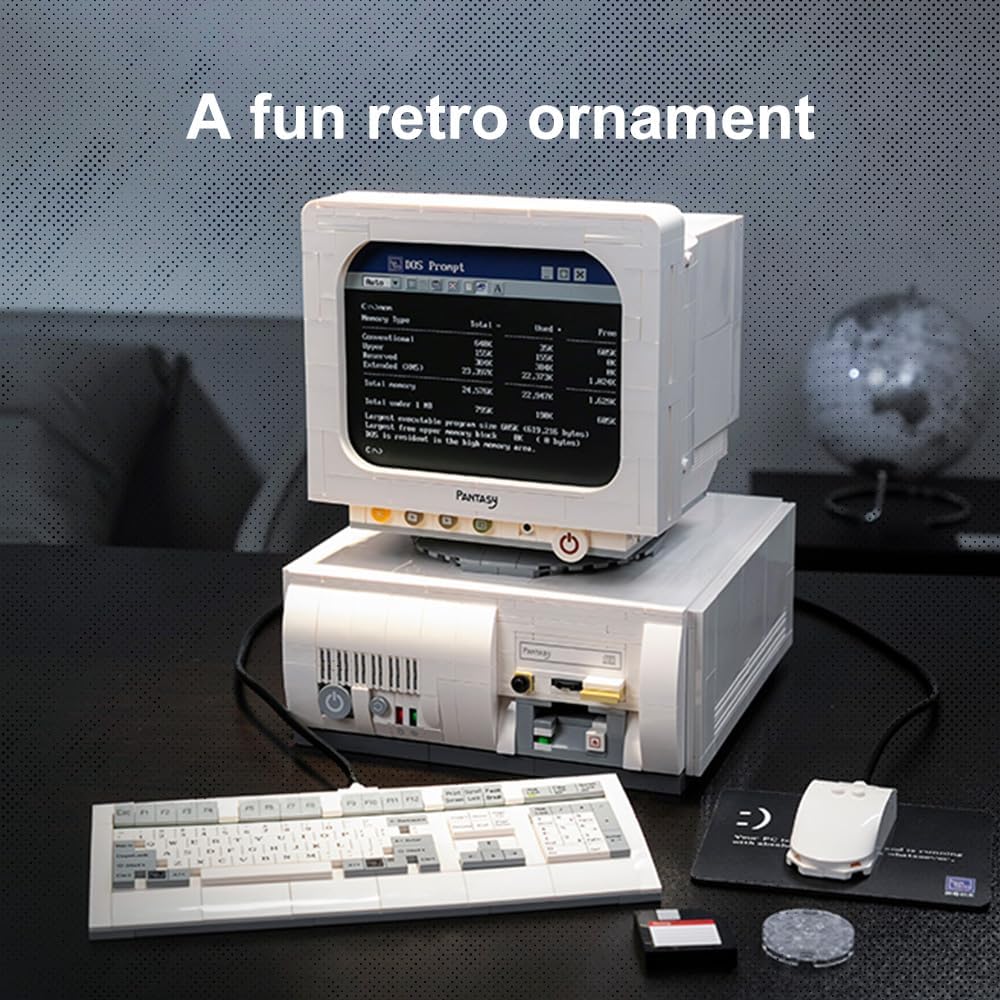 Pantasy Retro 90s PC Computer Klemmbausteine Set - 85005
