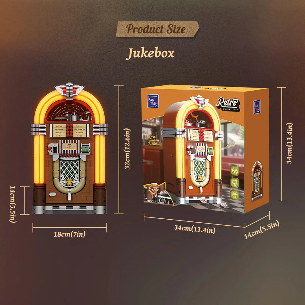 Pantasy Retro Jukebox Klemmbausteine Set - 85020