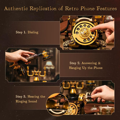 Pantasy Retro Phone Telefon Klemmbausteine Set - 85018
