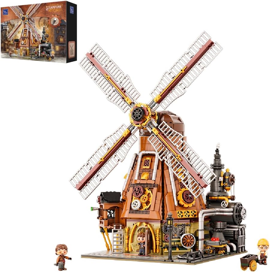 Pantasy Steampunk Windmill Workshop Klemmbausteine Set - 85026