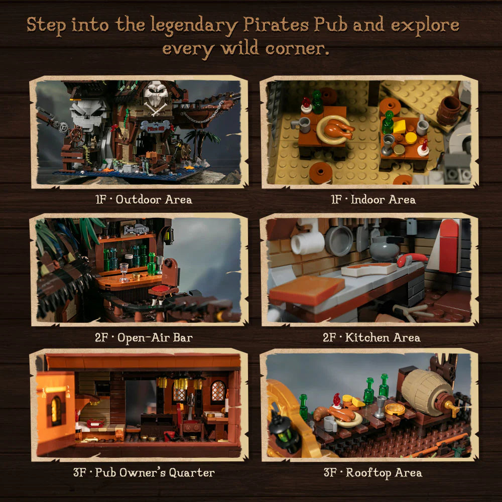 Pantasy The Pirates Pub Piratenbar Klemmbausteine Set - 85022