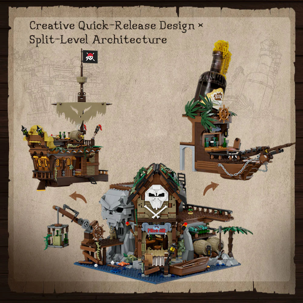Pantasy The Pirates Pub Piratenbar Klemmbausteine Set - 85022